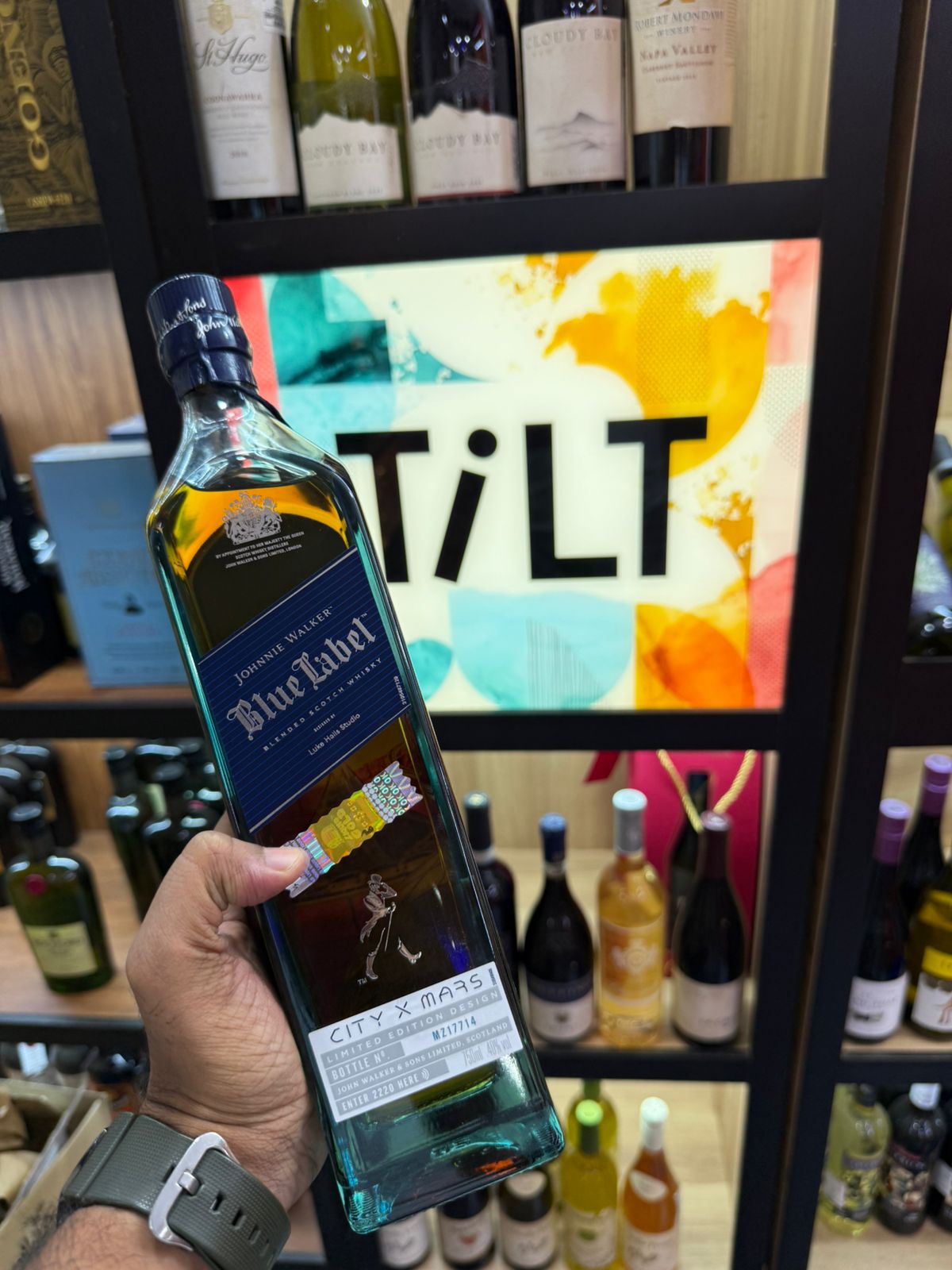 Johnnie Walker Blue Label Blended Scotch Whiskey- 750mL